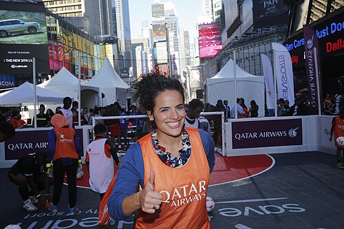 Portrait of Honey Thaljieh, Sports